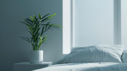 Amidst a smart bedroom equipped with intelligent sleep monitors and climate control