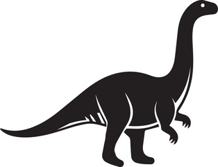 Dinosaur vector silhouette illustration logo art
