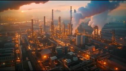 A futuristic carbon capture facility utilizing renewable energy sources for operation.