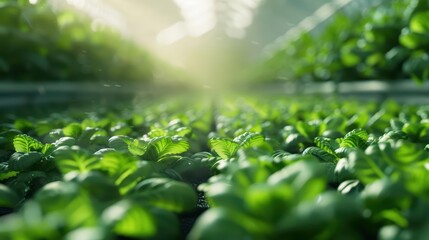 Explosion of freshness in a hightech urban farm