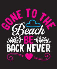 beach t-shirt design