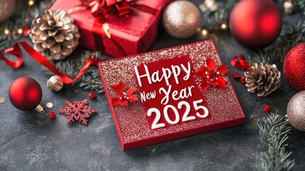 Celebrate the arrival of 2025 , joyous festivities