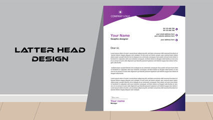 Professional latter head design