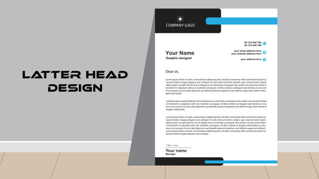Professional latter head design