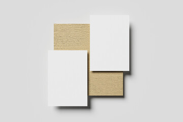 Perfect blank A5 flyer for mockup