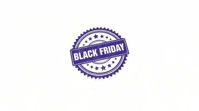 Black Friday Rubber Stamp