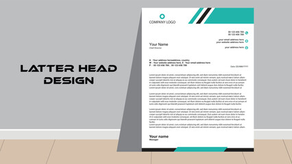 Professional latter head design