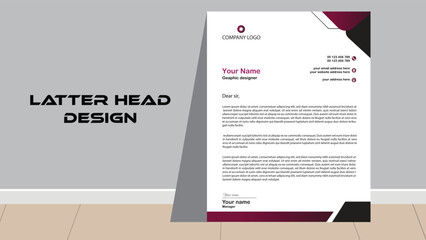 Professional latter head design
