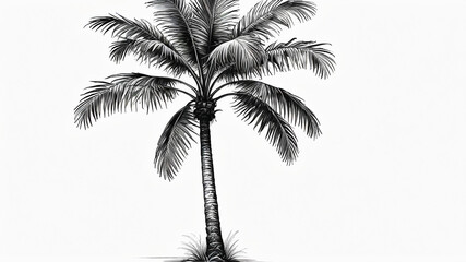 Palm tree silhouette