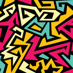 colorful Seamless Pattern design work in vector 