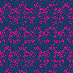Floral seamless pattern on master background. Modern floral patt