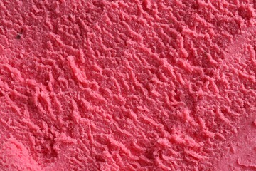 Delicious watermelon sorbet as background, top view