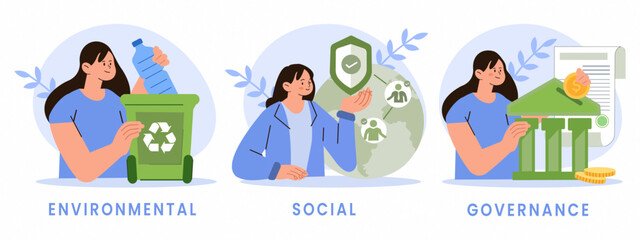 ESG of environmental, social and governance