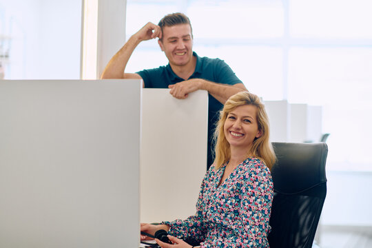 Colleagues in the call center take a moment to connect during their break.