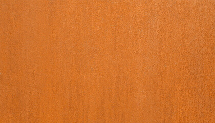 Closeup of rusted orange weathering steel texture