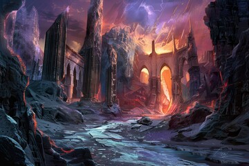 Molten Ruins of a Forgotten City