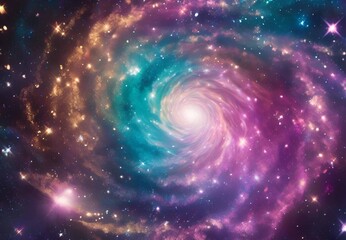 The imaginative pink galaxy background is filled with a dreamy cosmic scene, with different shades of pink blending together, creating a surreal and surreal atmosphere.