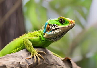 Colorful Climber in the Canopy