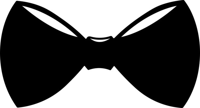 black bow tie on white background clip art preview