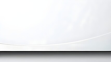 Clean White Background with Minimalist Black Details for Professional Presentations