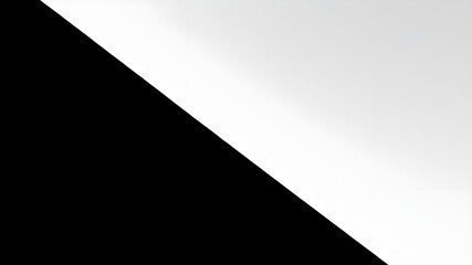 Clean White Background with Minimalist Black Details for Professional Presentations