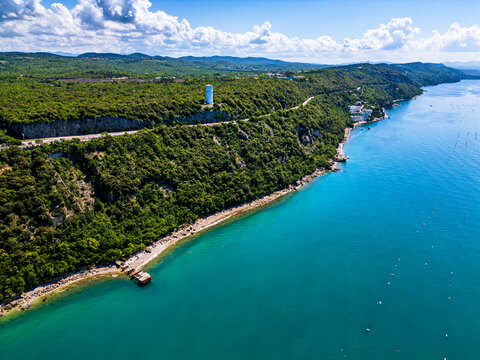 Between Duino Castle and Sistiana Bay. A wonder of the upper Adriatic coast.