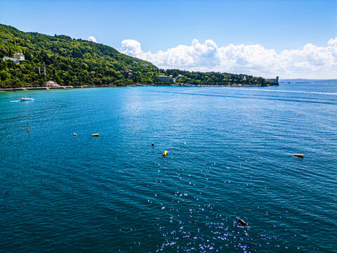 Between Duino Castle and Sistiana Bay. A wonder of the upper Adriatic coast.