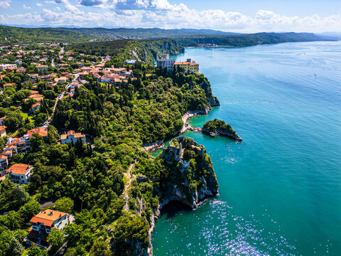 Between Duino Castle and Sistiana Bay. A wonder of the upper Adriatic coast.