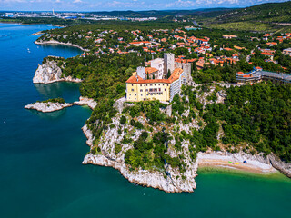Between Duino Castle and Sistiana Bay. A wonder of the upper Adriatic coast.