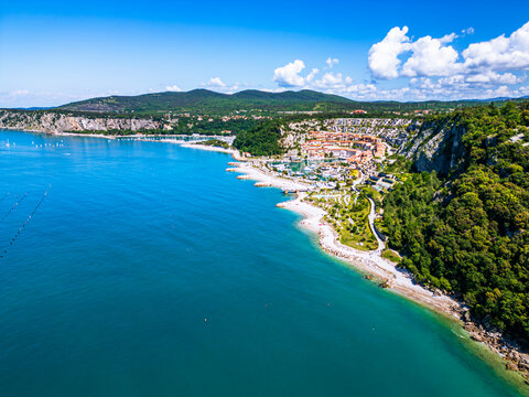 Between Duino Castle and Sistiana Bay. A wonder of the upper Adriatic coast.