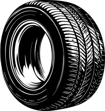 recommend clip art: Car tyre silhouette clipart design illustration
