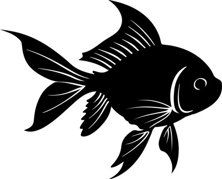 recommend clip art: Fish silhouette clipart design illustration
