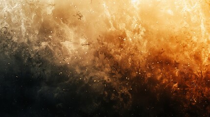 Obraz premium Beige brown black grainy gradient background dark noise texture banner header poster design copy space, Generative AI 