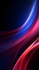 Digital glowing curve abstract graphic poster background