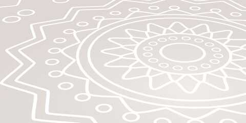 Obraz premium Happy Rakshabandhan Hindi greeting with Rakhi illustration. 3d render.