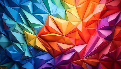 modern background with a geometric, polygonal design in bright