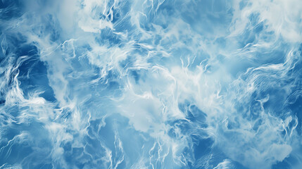 Obraz premium Abstract blue and white swirling texture background