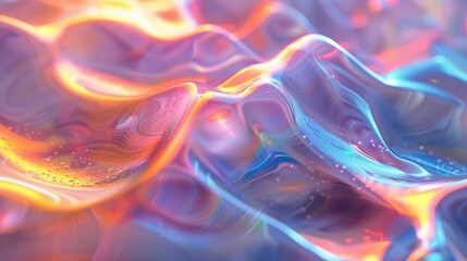 Holographic waves flowing seamlessly