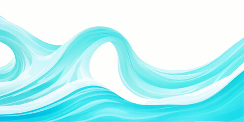 abstract soft blue and green abstract water color ocean wave texture background. Banner Graphic Resource as background for ocean wave and water wave abstract graphics	