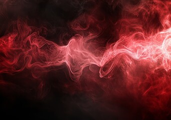 Obraz premium An abstract smoke pattern on a black background. Smoky backdrop.