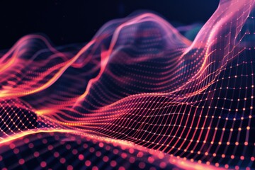 Fototapeta premium Headers. Abstract Techno Global Network Design for Banners with Connection Lines