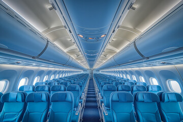 Obraz premium Airplane interior