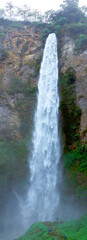 An iconic waterfall known as Sipiso - Piso Waterfall in Karo, Sumatra Utara, Indonesia.
