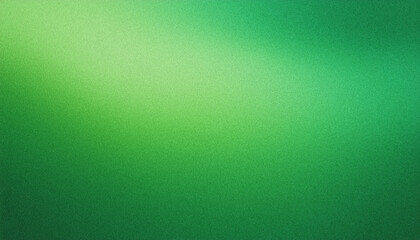 Fototapeta premium Green background showing gradient from light to dark with grainy texture