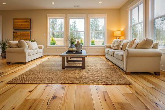 Middle class home interior