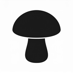 illustration of a mushroom icon isolated on white