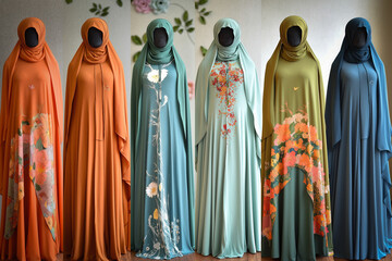 Naklejka premium Muslim fashion