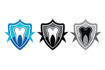 Obraz premium Teeth Icon Logo Abstract Illustration Art 