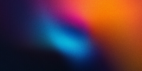 Color grain gradient background with abstract grainy noise gradation texture. Neon colors mesh overlay in grain noise gradient background