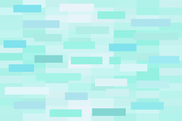 Mosaic soft tosca pixel background with scattered overlay pattern. Glitch effect background. Gradient abstract tile background.
